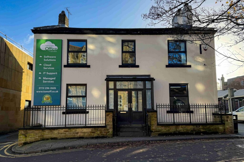 Tomorrow's Office IT support company exterior in Leeds Yorkshire